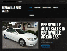 Tablet Screenshot of berryvilleautosales.com